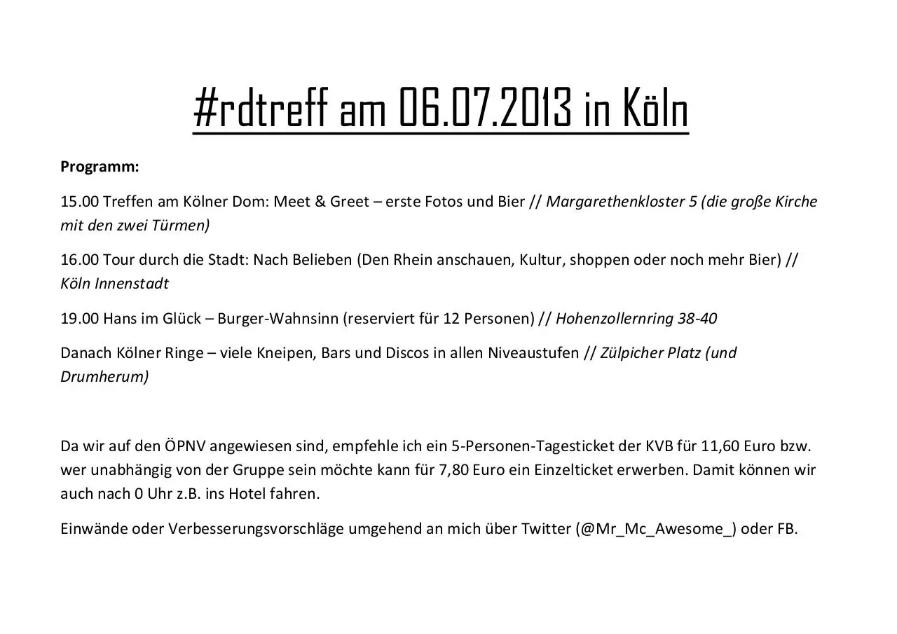 Page 1 of 1, rdtreff