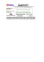 Page 4, AFL Logistics Limited 2013 05 01