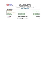 Page 5, AFL Logistics Limited Rate Sheet 2013 05 01