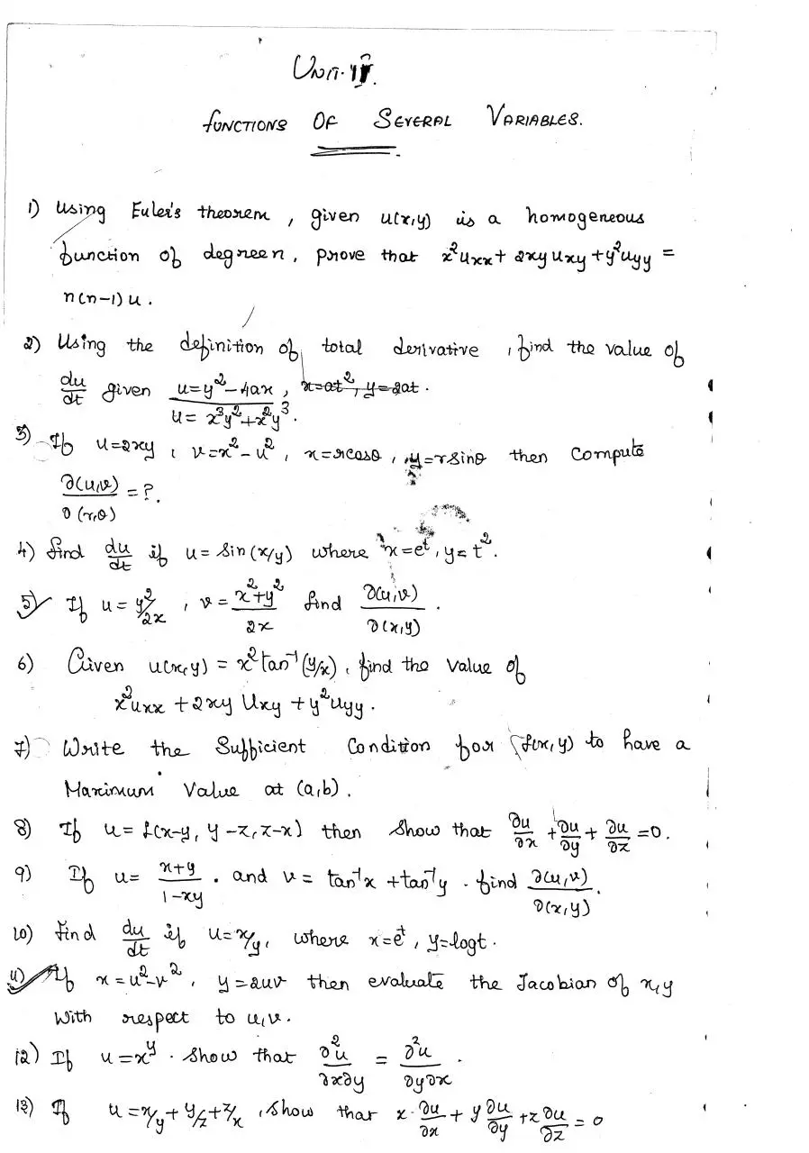 Page 5 of 20, Important question for engineering mathematics