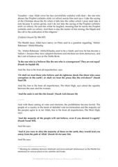 Page 4, Sheikh Muqbil on Elections