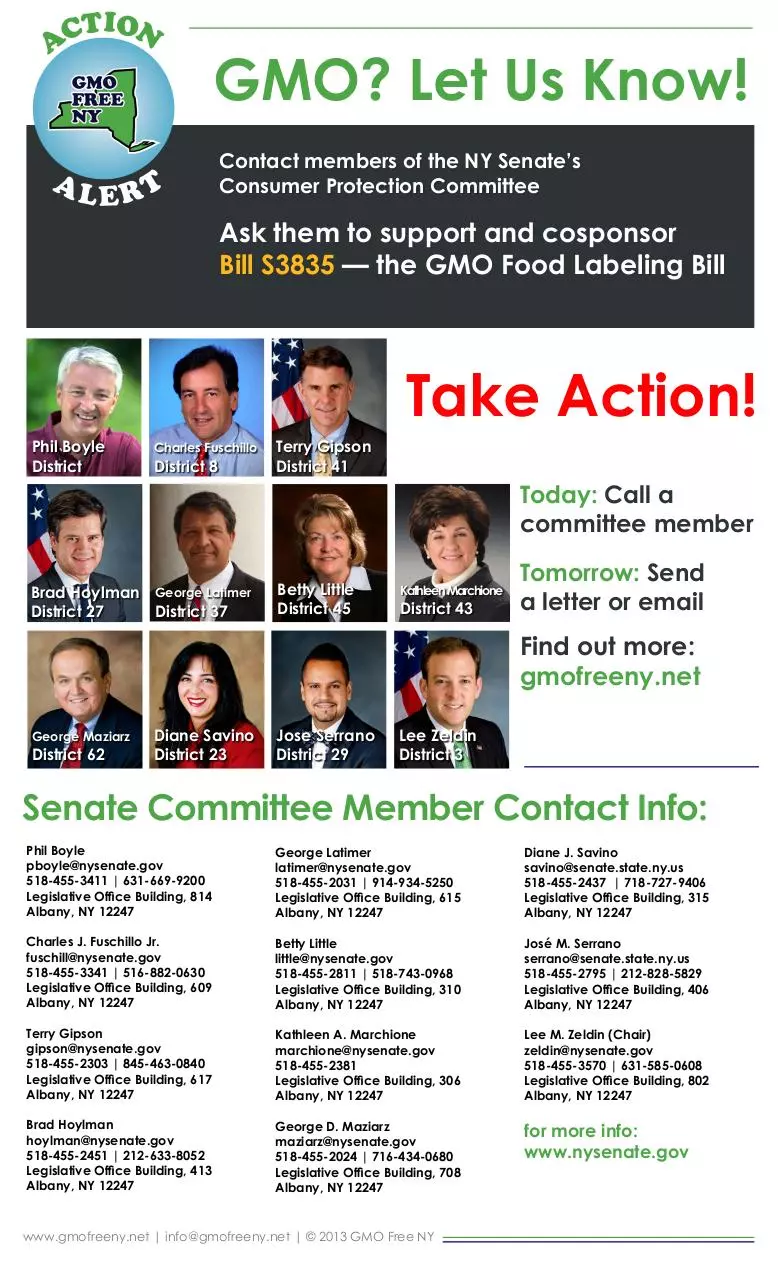 Document preview - GMO_Action Alert_Senate.pdf - Page 1/1