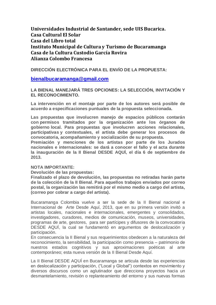 CONVOCATORIA II BIENAL DESDE AQUI 2O13          .pdf - page 3/6