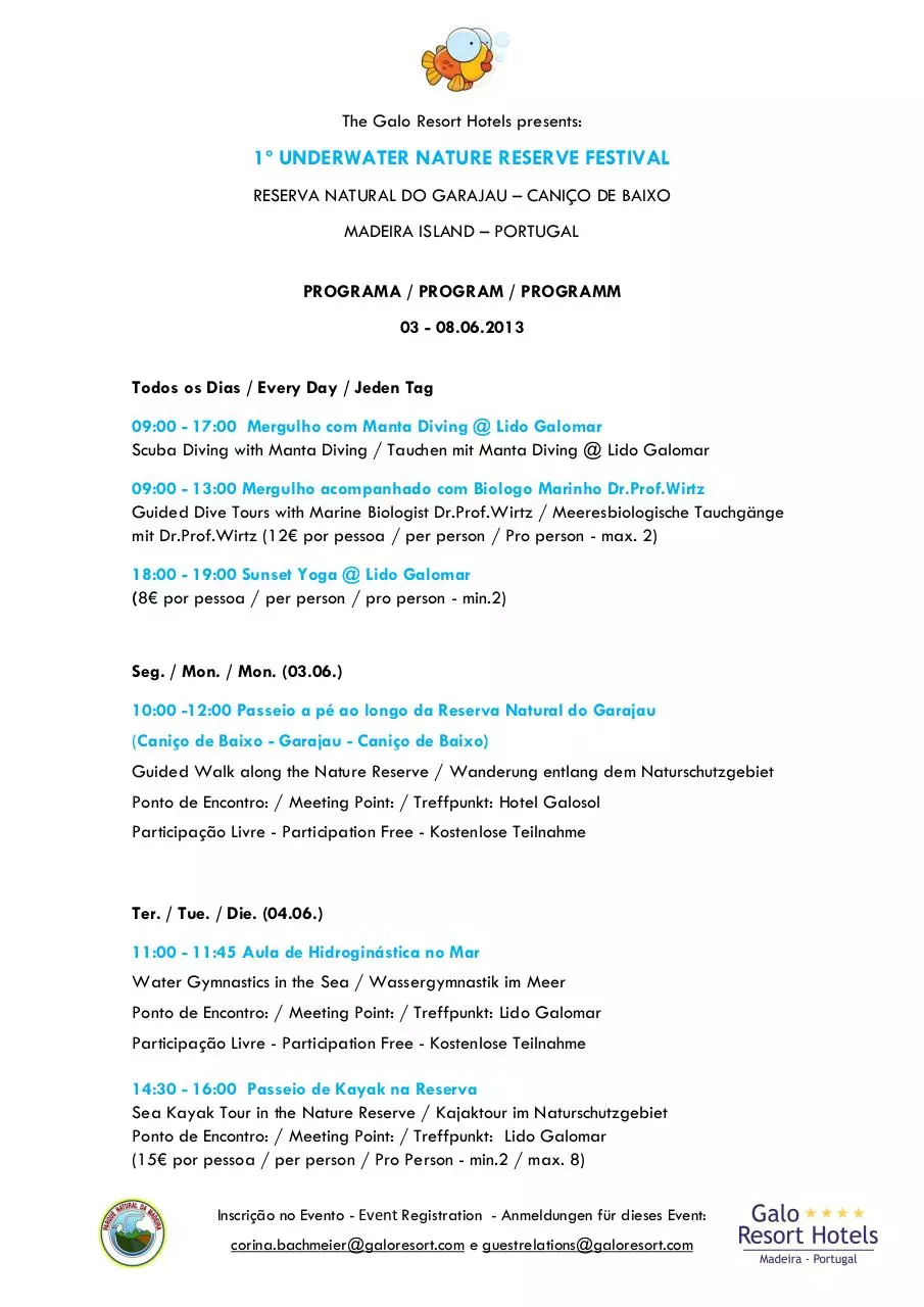 Page 1 of 4, 1 Underwater Festival