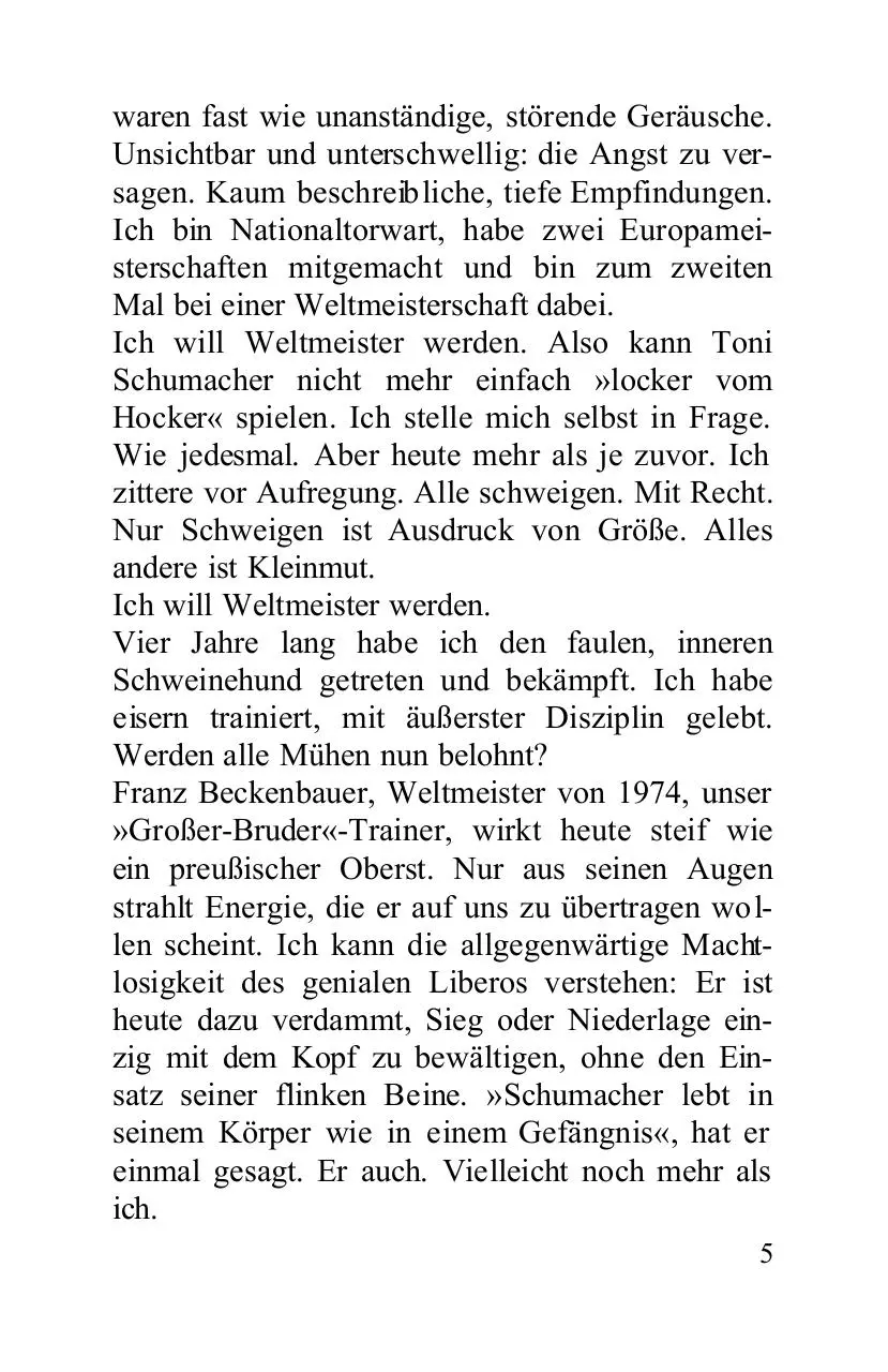 Page 5 of 247, Toni Schumacher Anpfiff