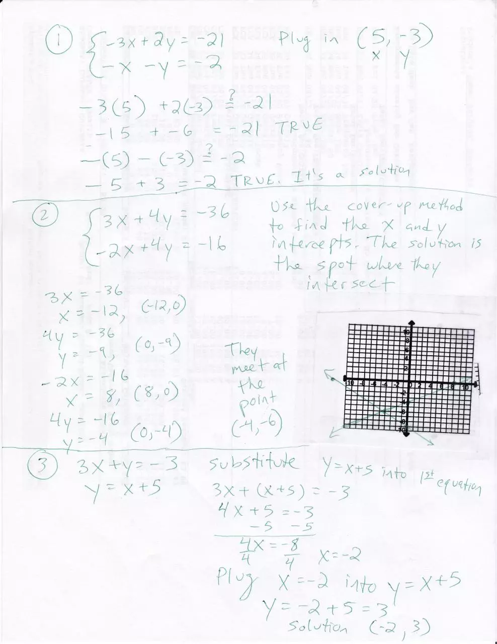 Page 1 of 8, Final Exam Review Solutions Algebra 100