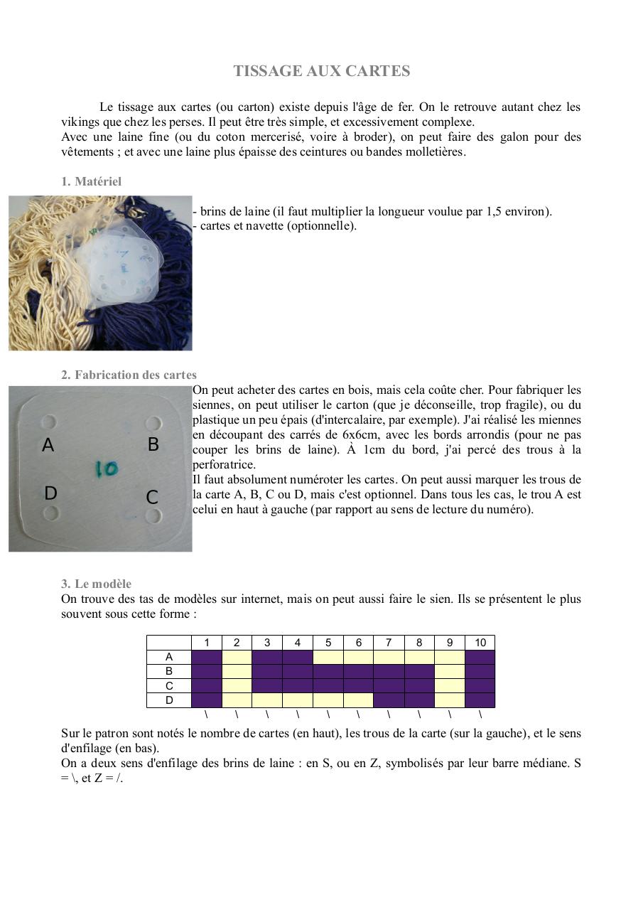 Document preview tissage aux cartes.pdf - page 1/4