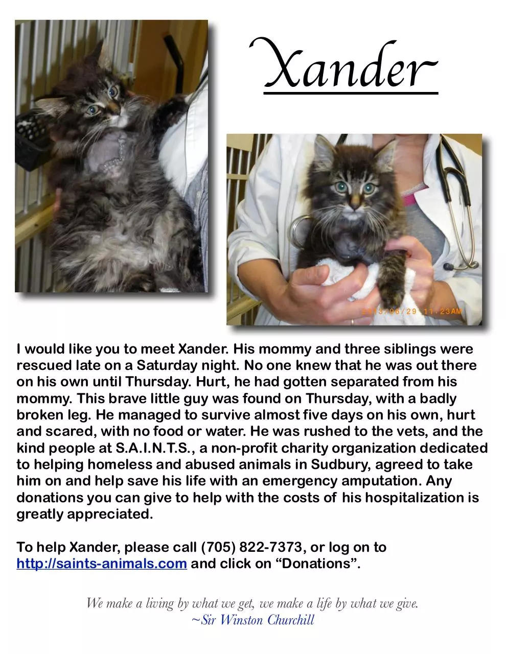 Page 1 of 1, Xander