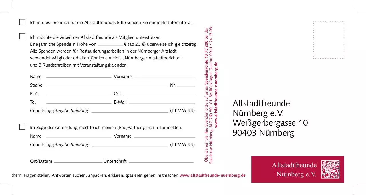 Page 1 of 1, AF Beitrittformular 2013