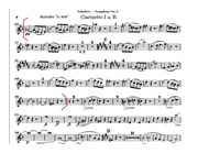 Page 1, Audición CLARINETE
