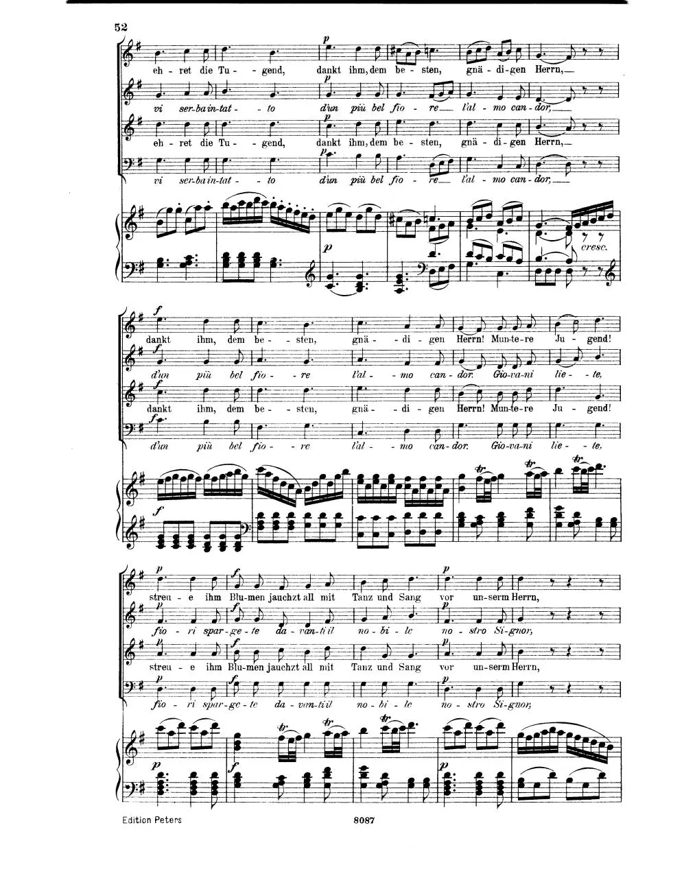 Page 2 of 3, Audición CORO texto en ITALIANO