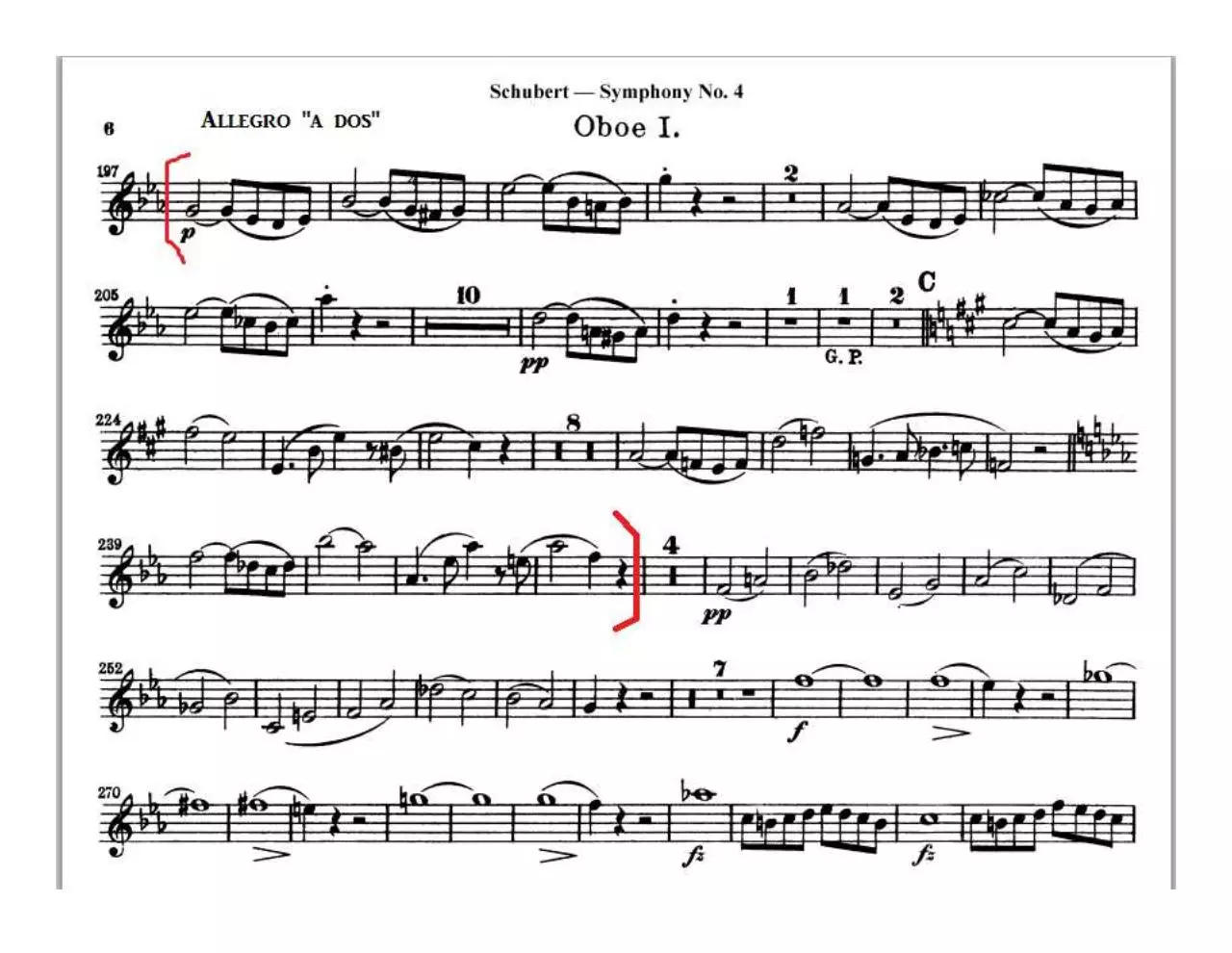 Page 1 of 1, Audición OBOE