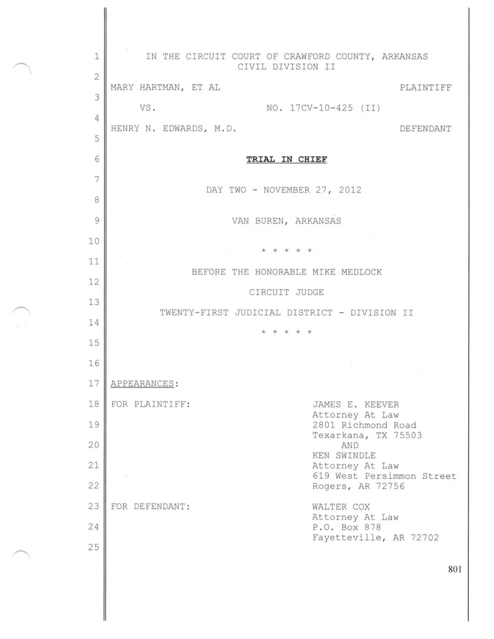 Page 3 of 254, Volume IV of VII