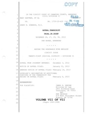 Page 1, Volume VII of VII