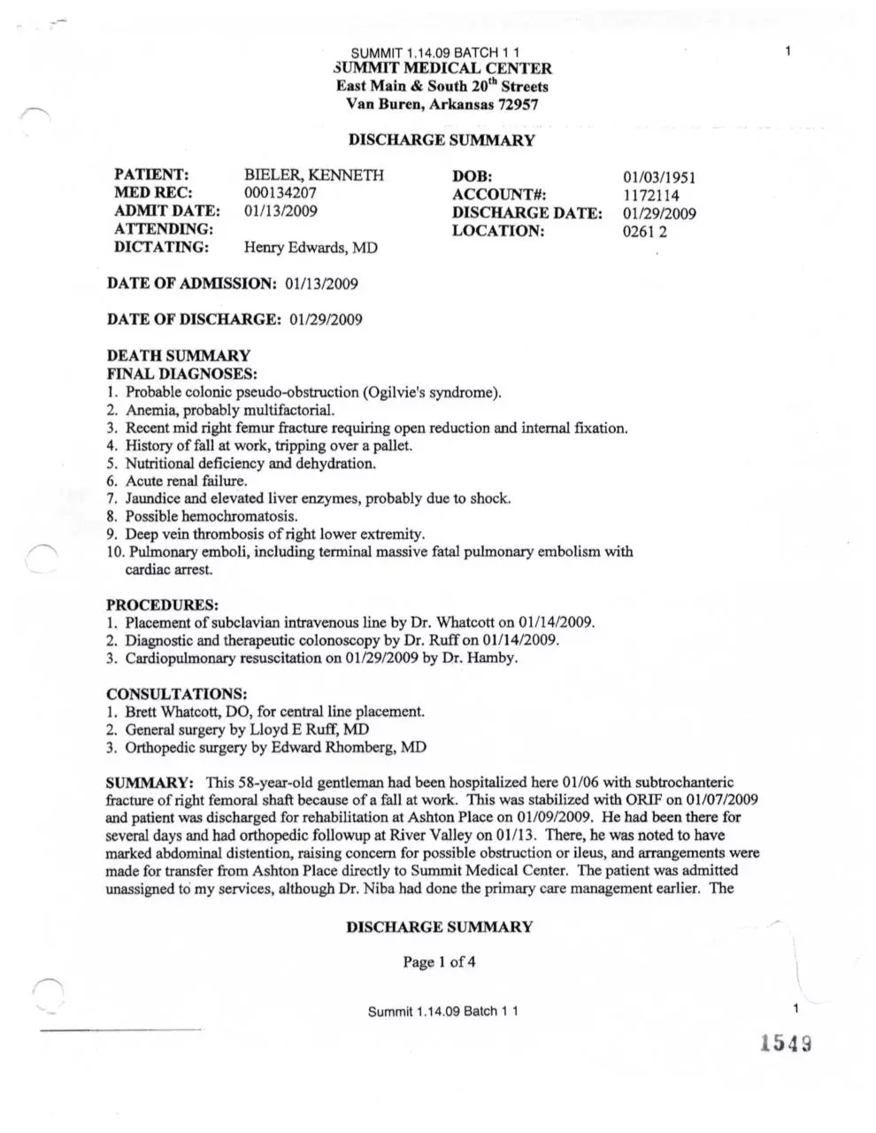 Page 4 of 451, Exhibit to Record