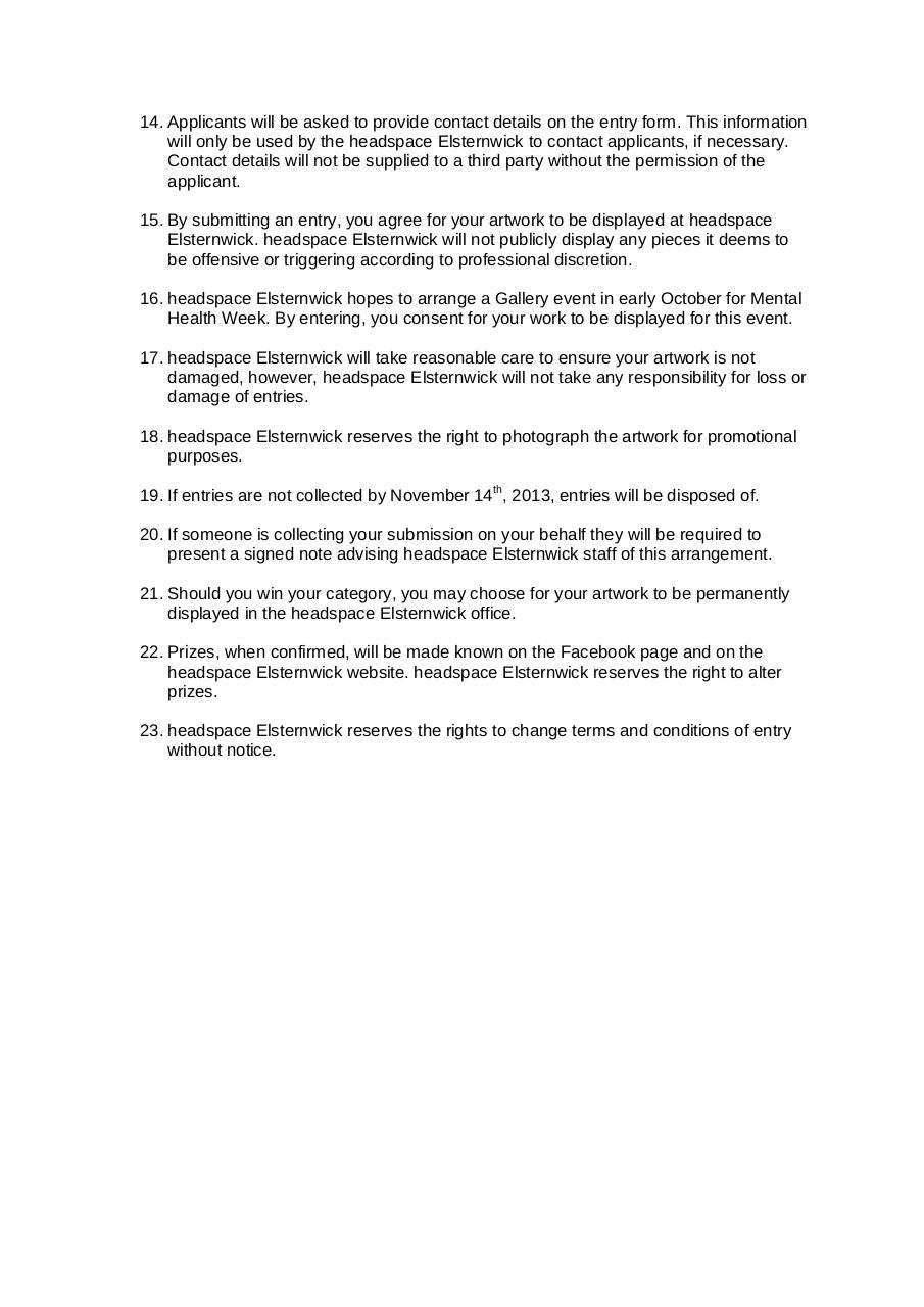 Document preview Art Comp Terms and Condition of Entry 3.pdf - page 2/2