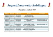 Page 1, Dienstplan 2 2013