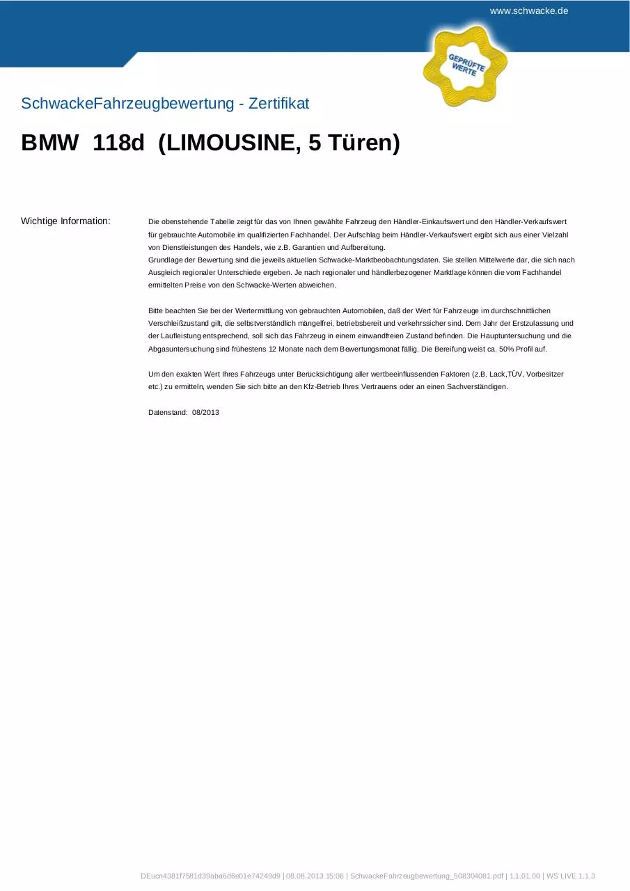 Page 3 of 3, SchwackeFahrzeugbewertung 508304081