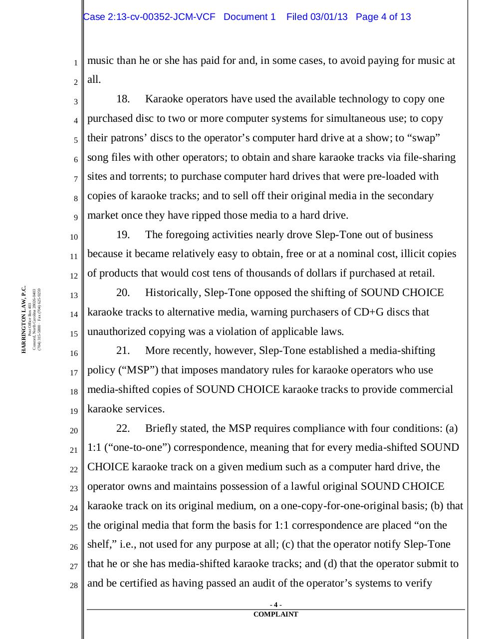 New case 1 - Complaint.pdf - page 4/13