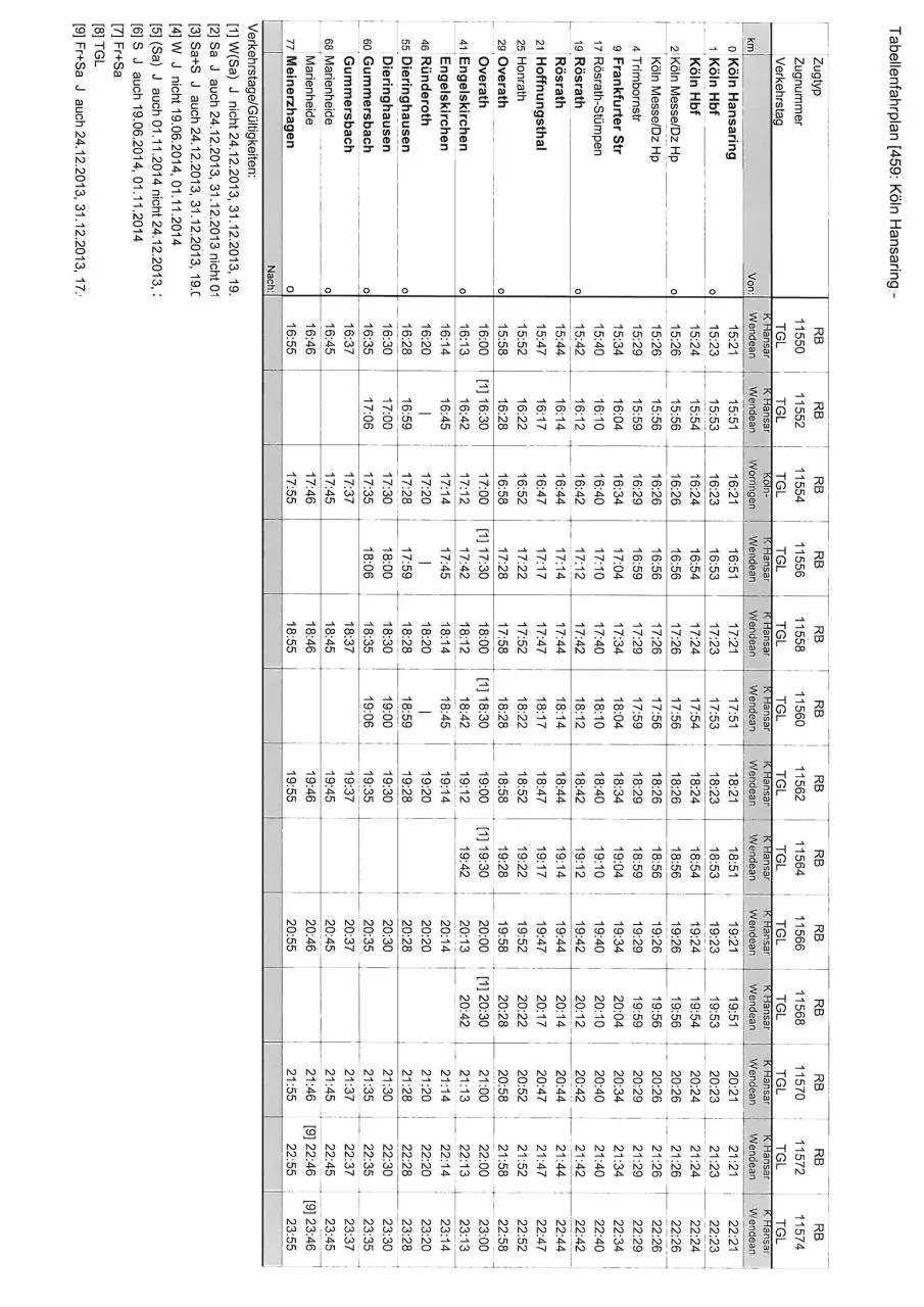 Page 3 of 8, Fahrplanentwurf Köln Meinerzhagen ZRL