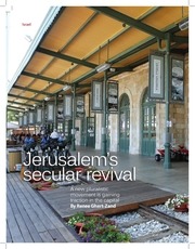 Page 1, Jerusalem's Secular Revival