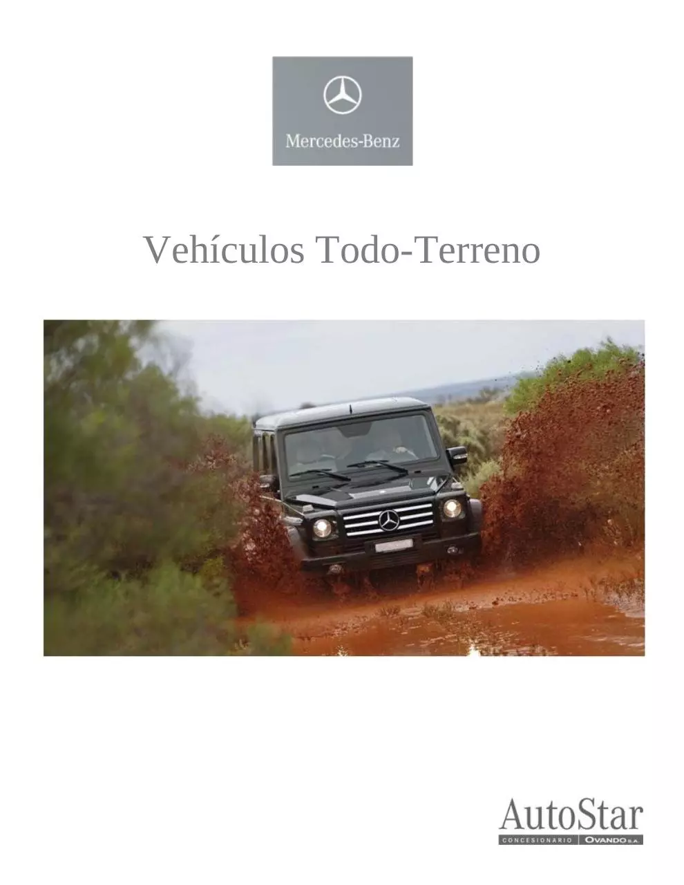 Page 1 of 8, Vehiculos Todo Terreno Mercedes Benz