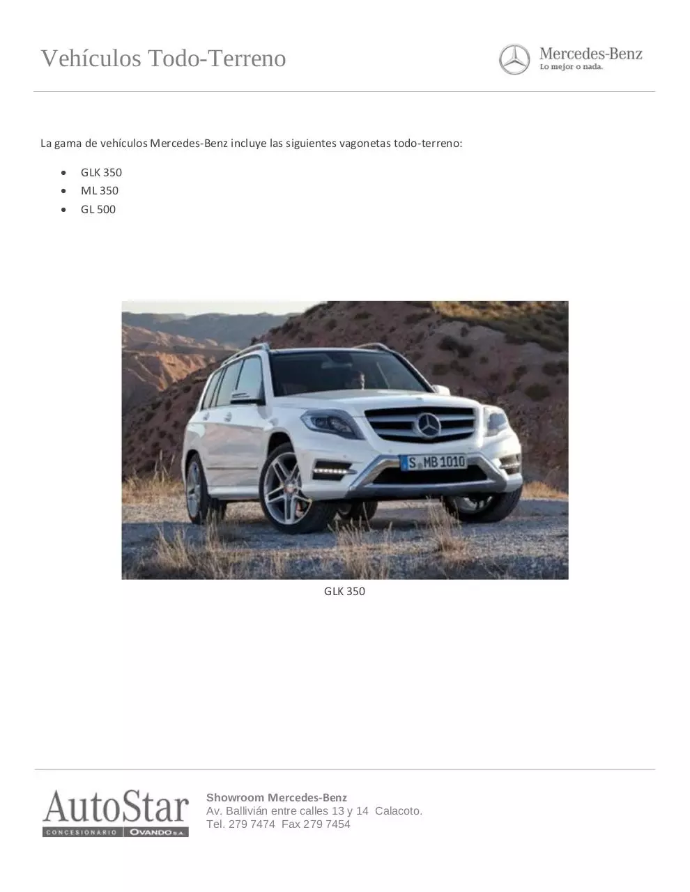 Page 2 of 8, Vehiculos Todo Terreno Mercedes Benz