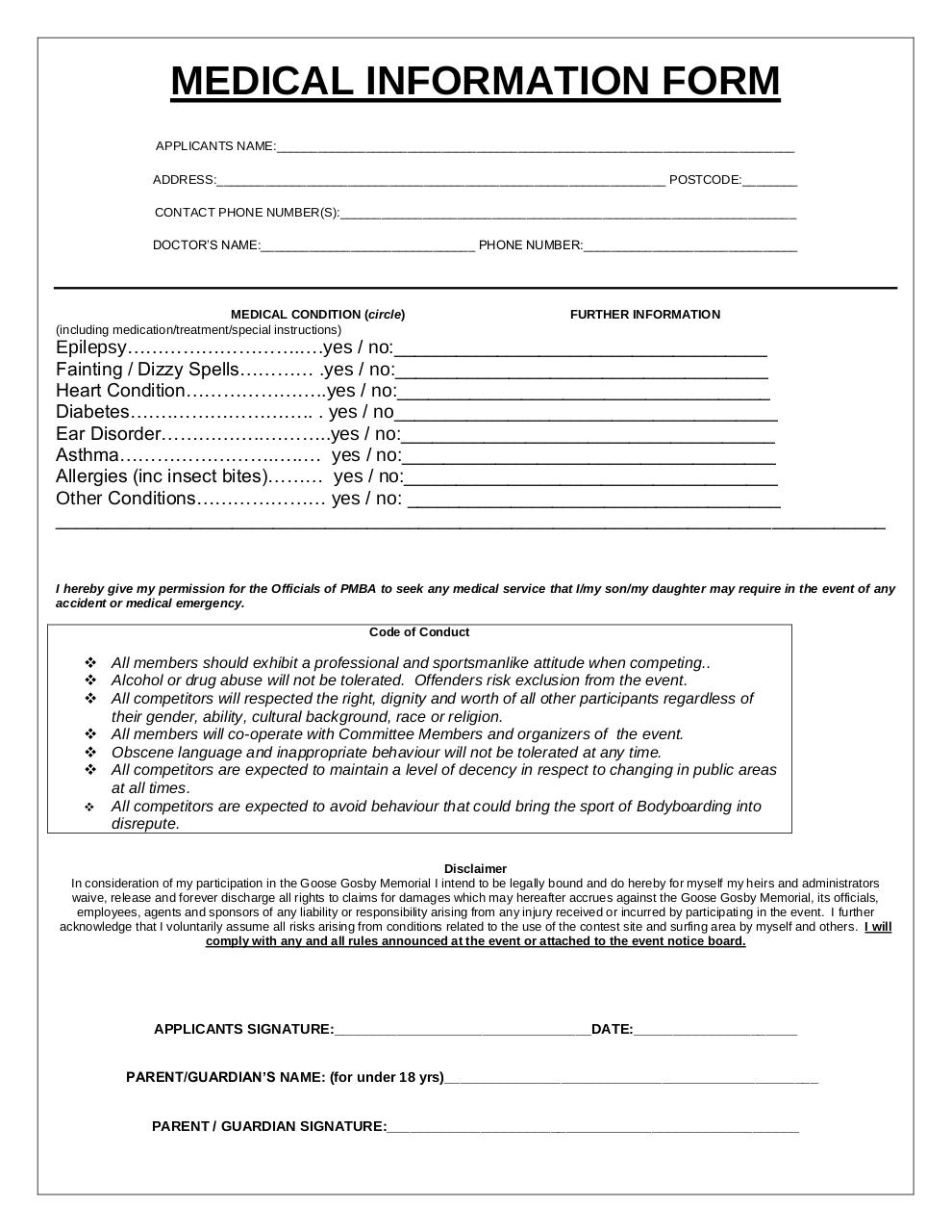 Document preview Goose application form 2013.pdf - page 2/2