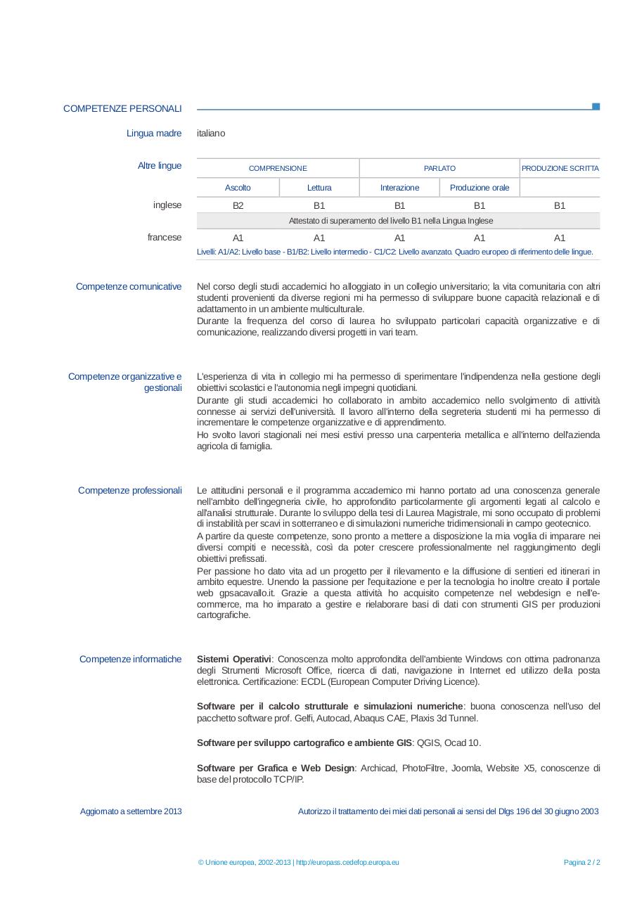 Document preview CV_Luca_Manfrin.pdf - page 2/2