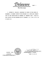 Page 1, MARKRAY CORP DELAWARE GOOD STANDING