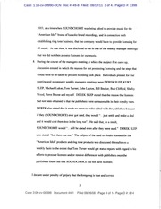 Page 3, 49 8 Exhbiit Declaration of Carolyn M. Costello