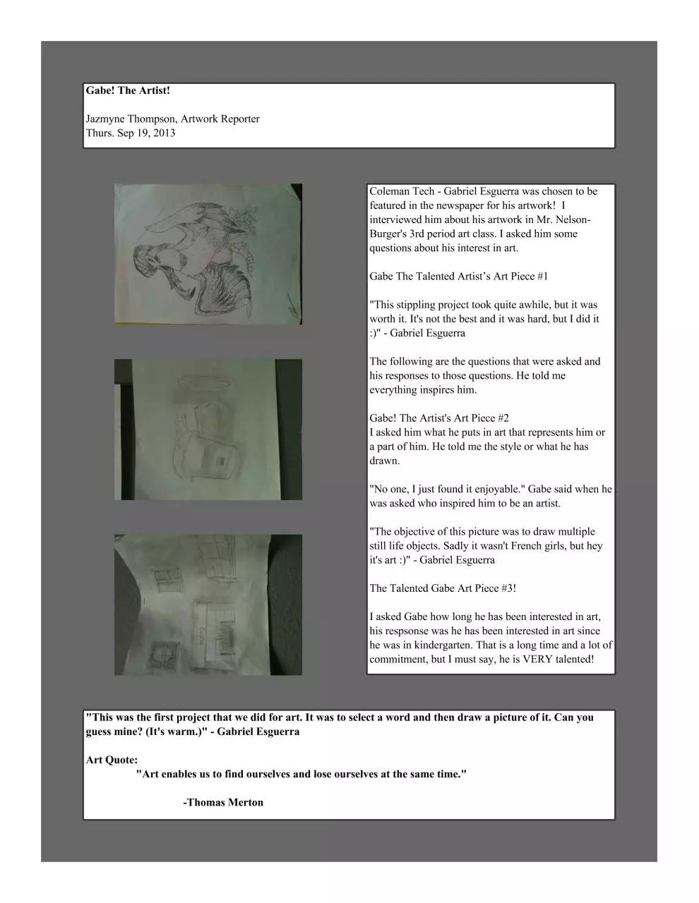 Page 1 of 1, art