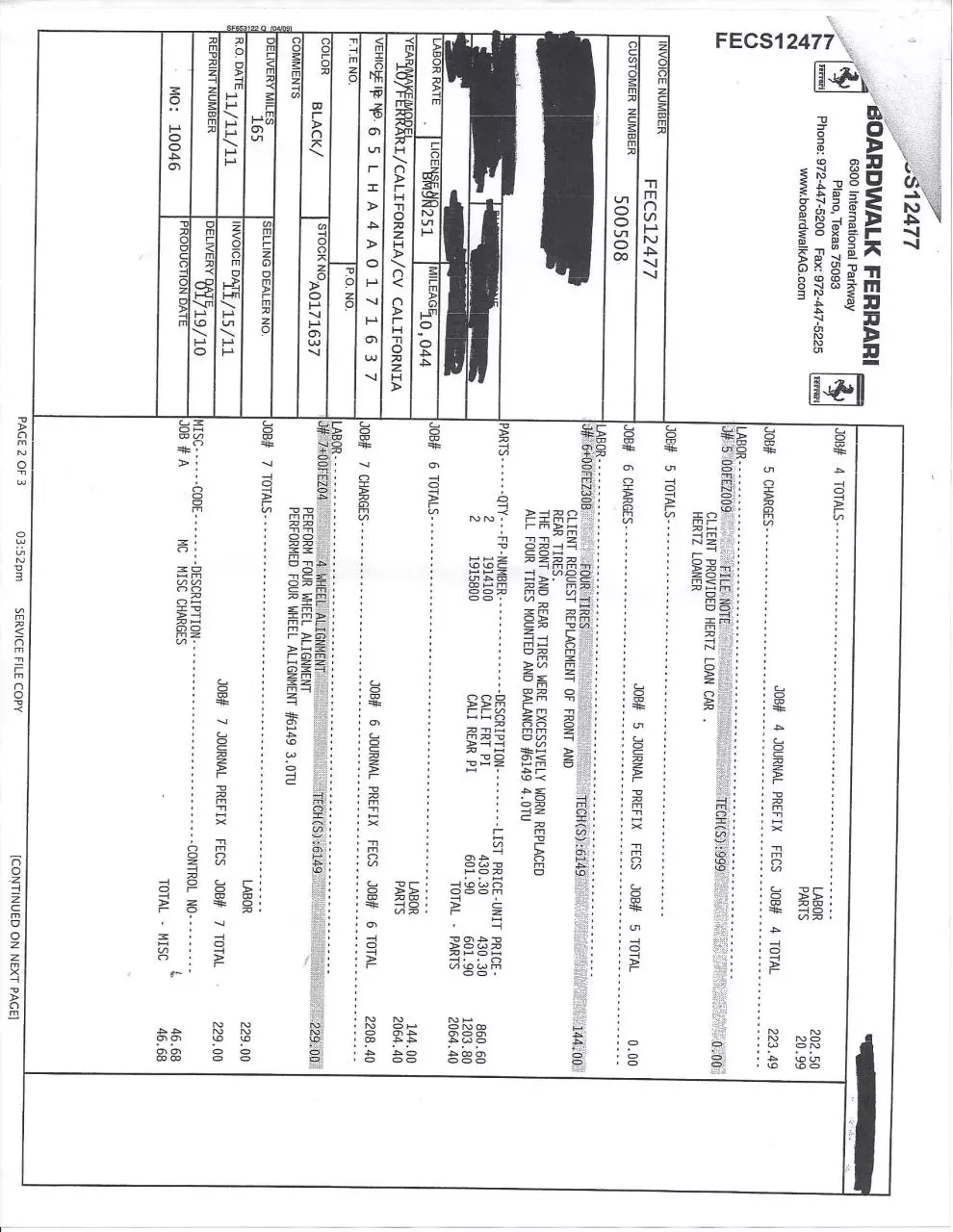 Page 5 of 17, Service records