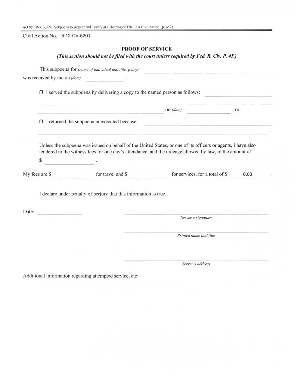 Page 2 of 9, Nurse Subpoenas