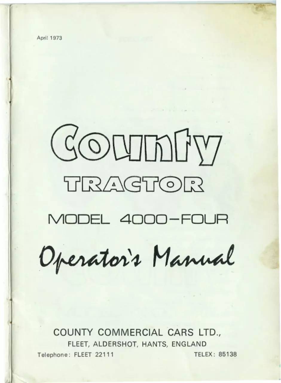 Page 3 of 19, 4000 MANUAL