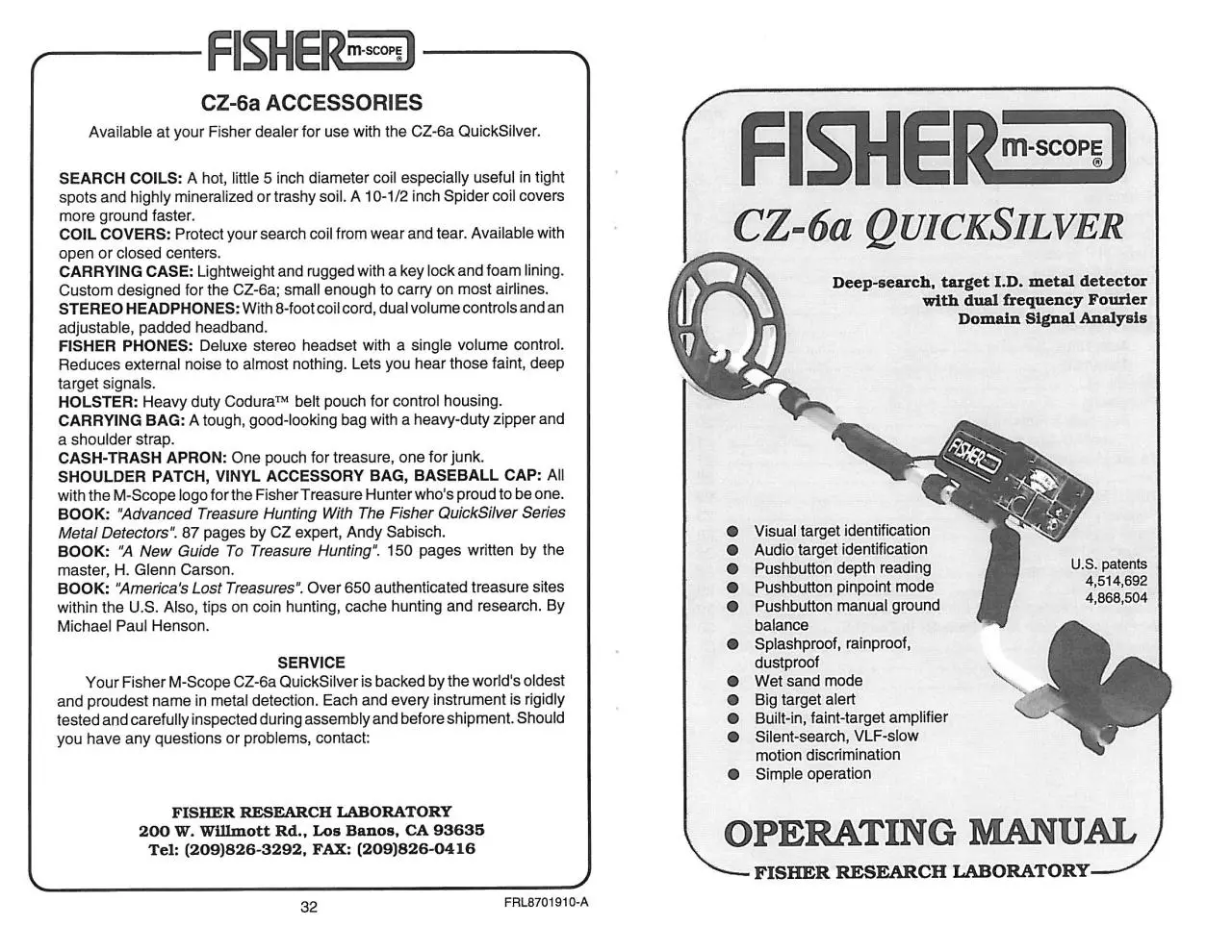 Page 1 of 16, CZ6A MANUAL