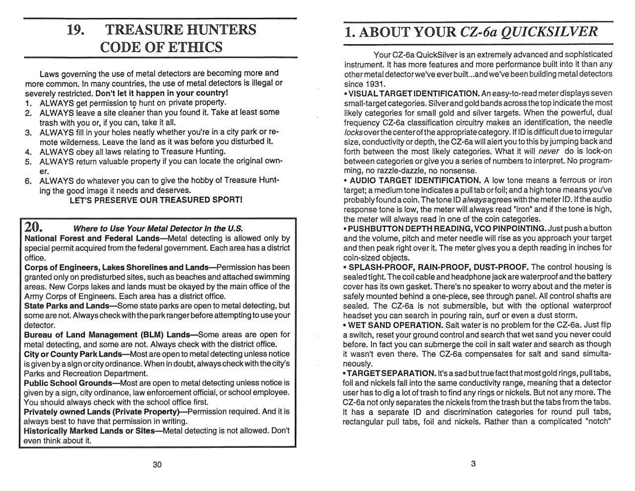 Page 3 of 16, CZ6A MANUAL