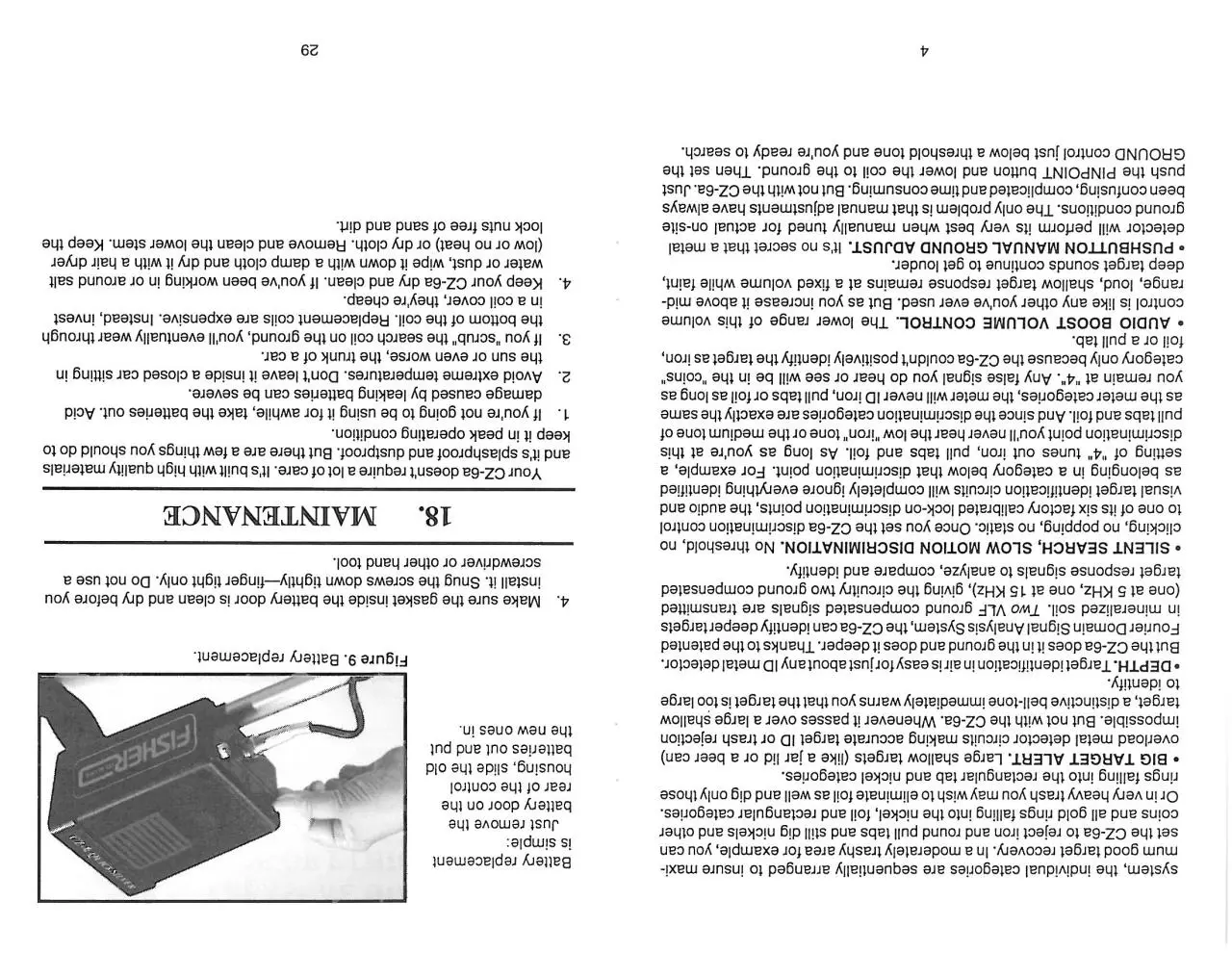 Page 4 of 16, CZ6A MANUAL