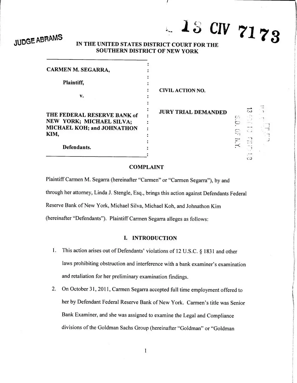 Page 3 of 85, Complaint