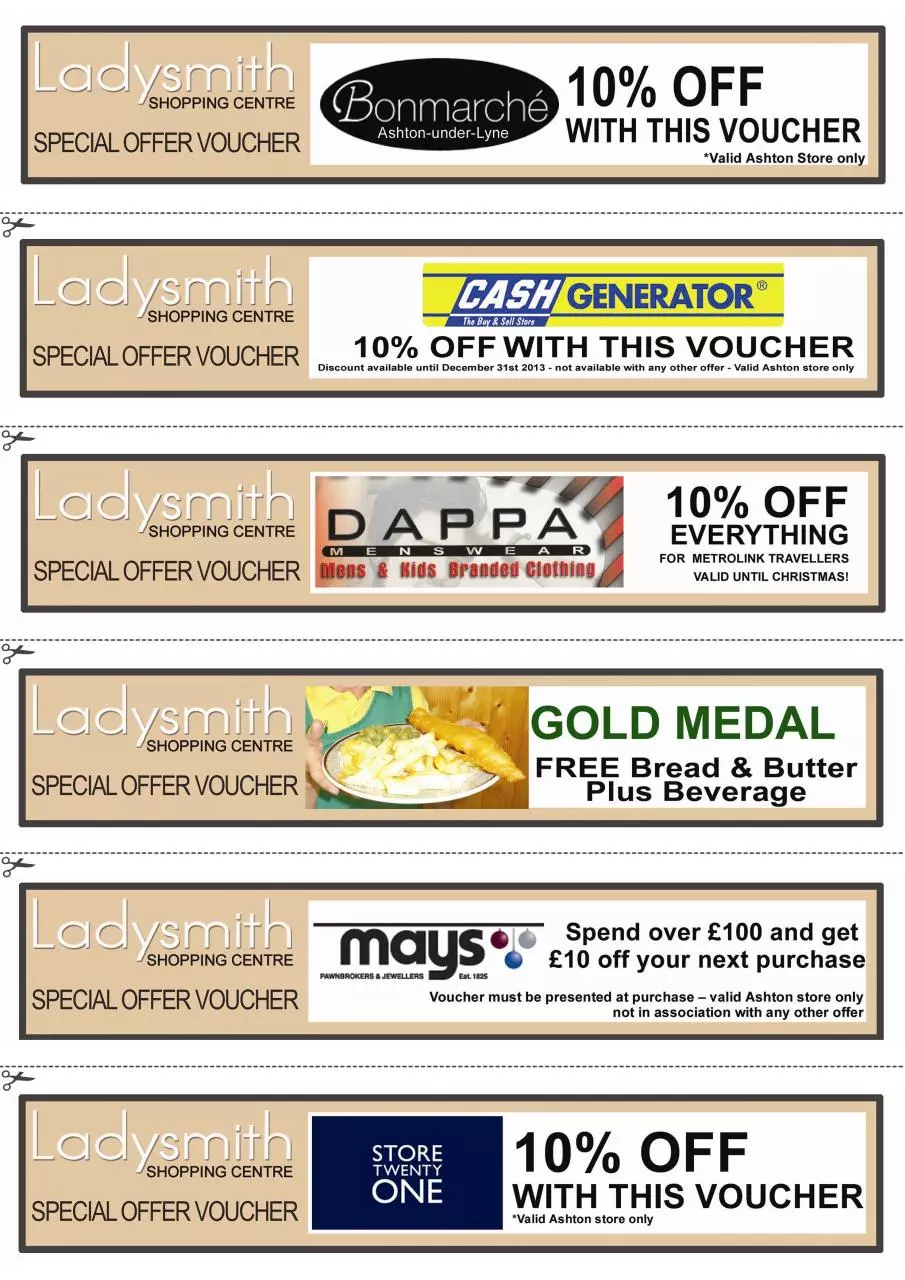 Page 1 of 1, Ladysmith Voucher Sheet