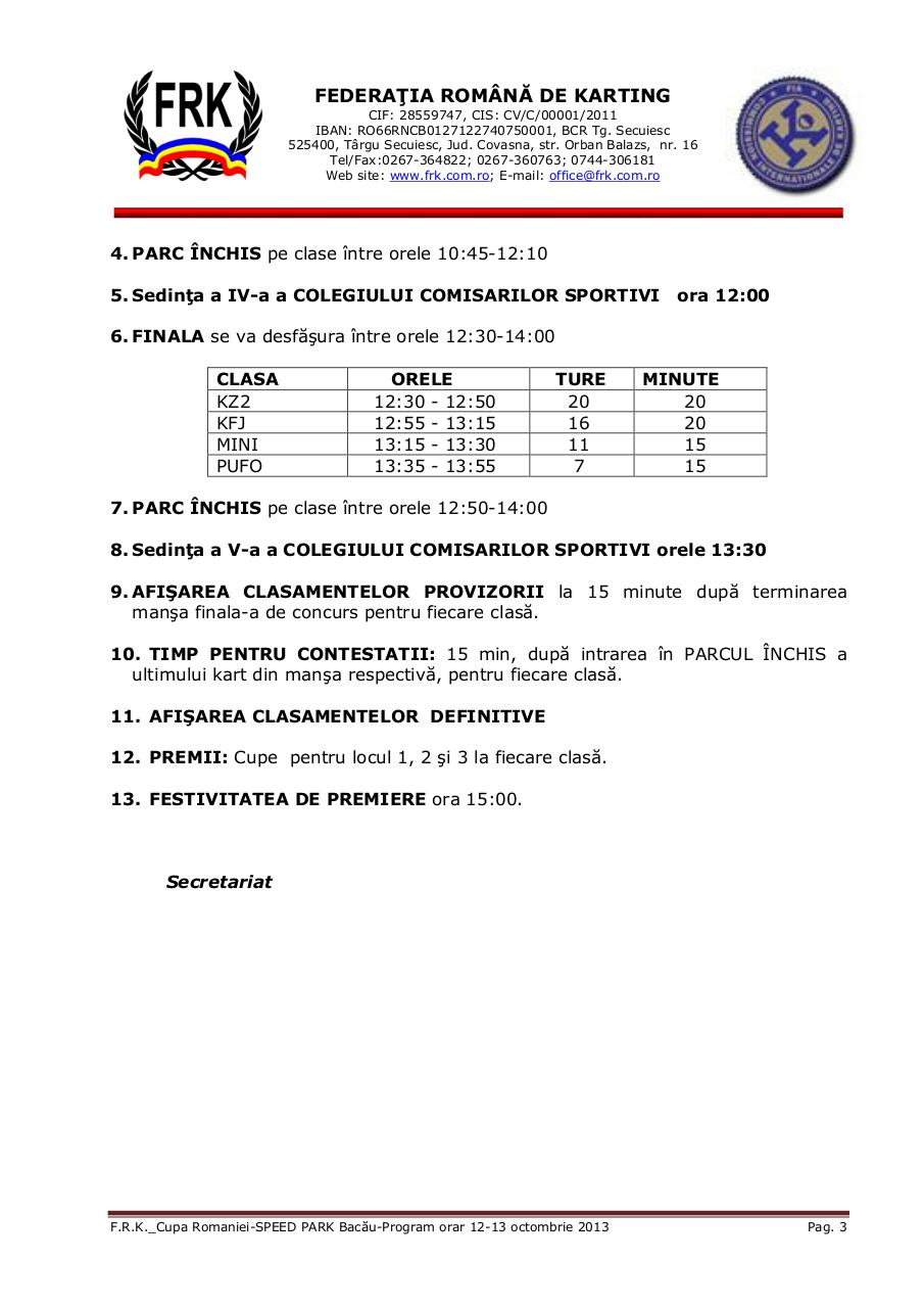 Document preview Program Cupa Romaniei la Karting.pdf - page 3/3