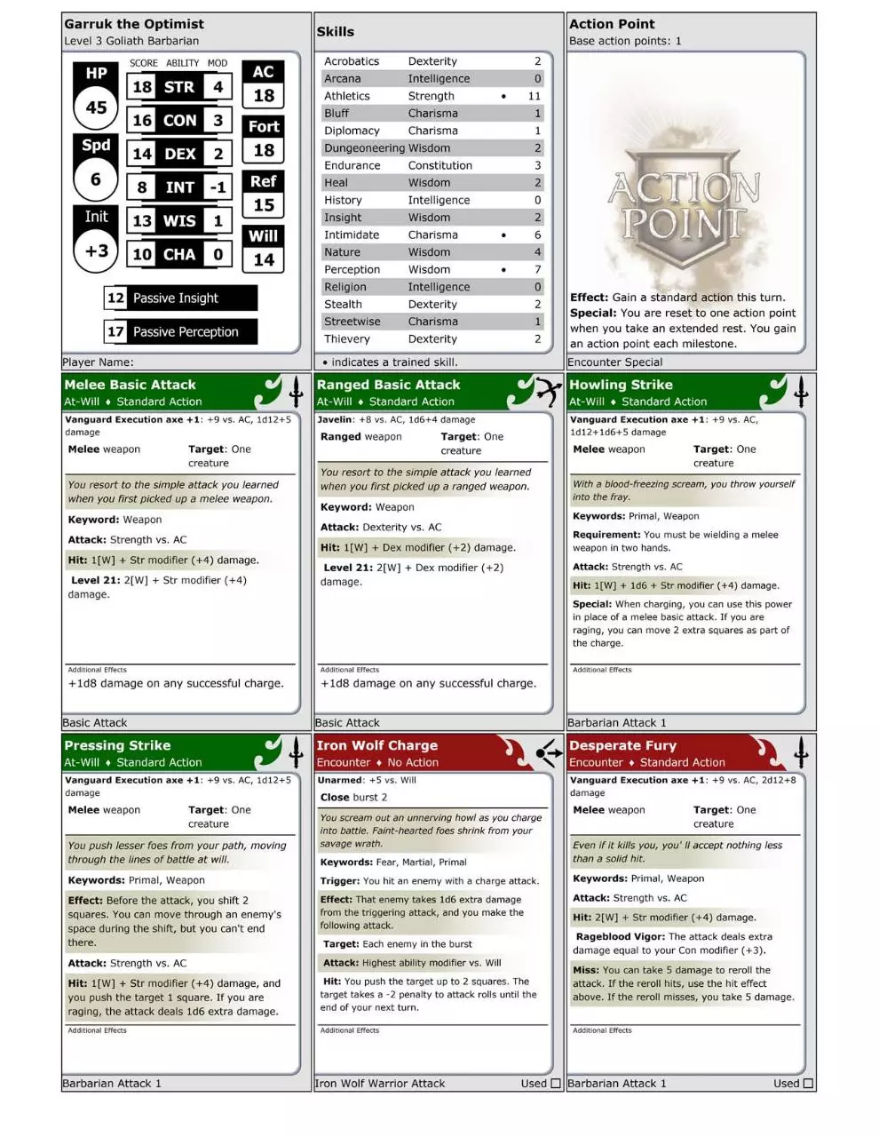 Page 4 of 6, Garruk the Optimist