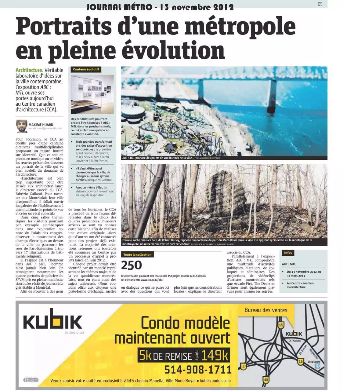 Page 1 of 1, CCA ABC Metro 13 novembre 2012