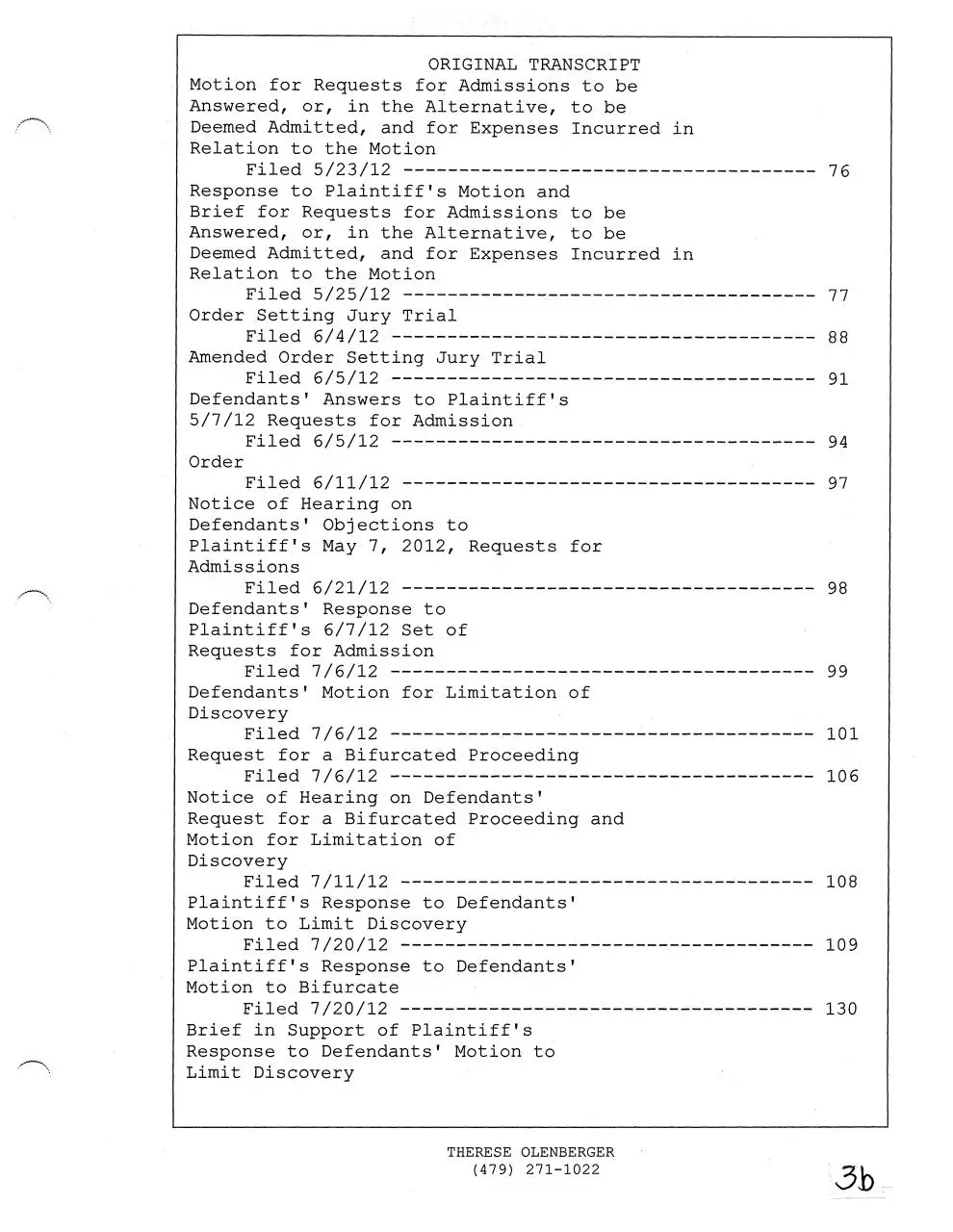 Page 4 of 313, Volume I