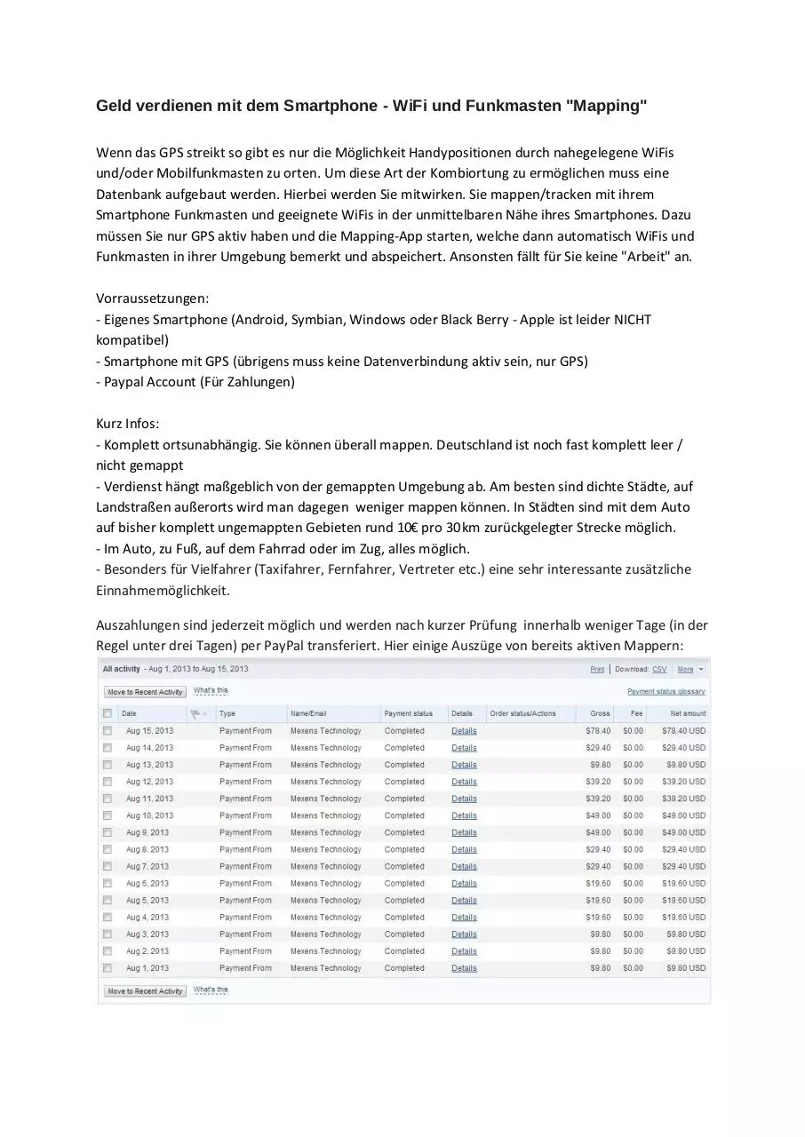Page 1 of 10, MappingEinführung