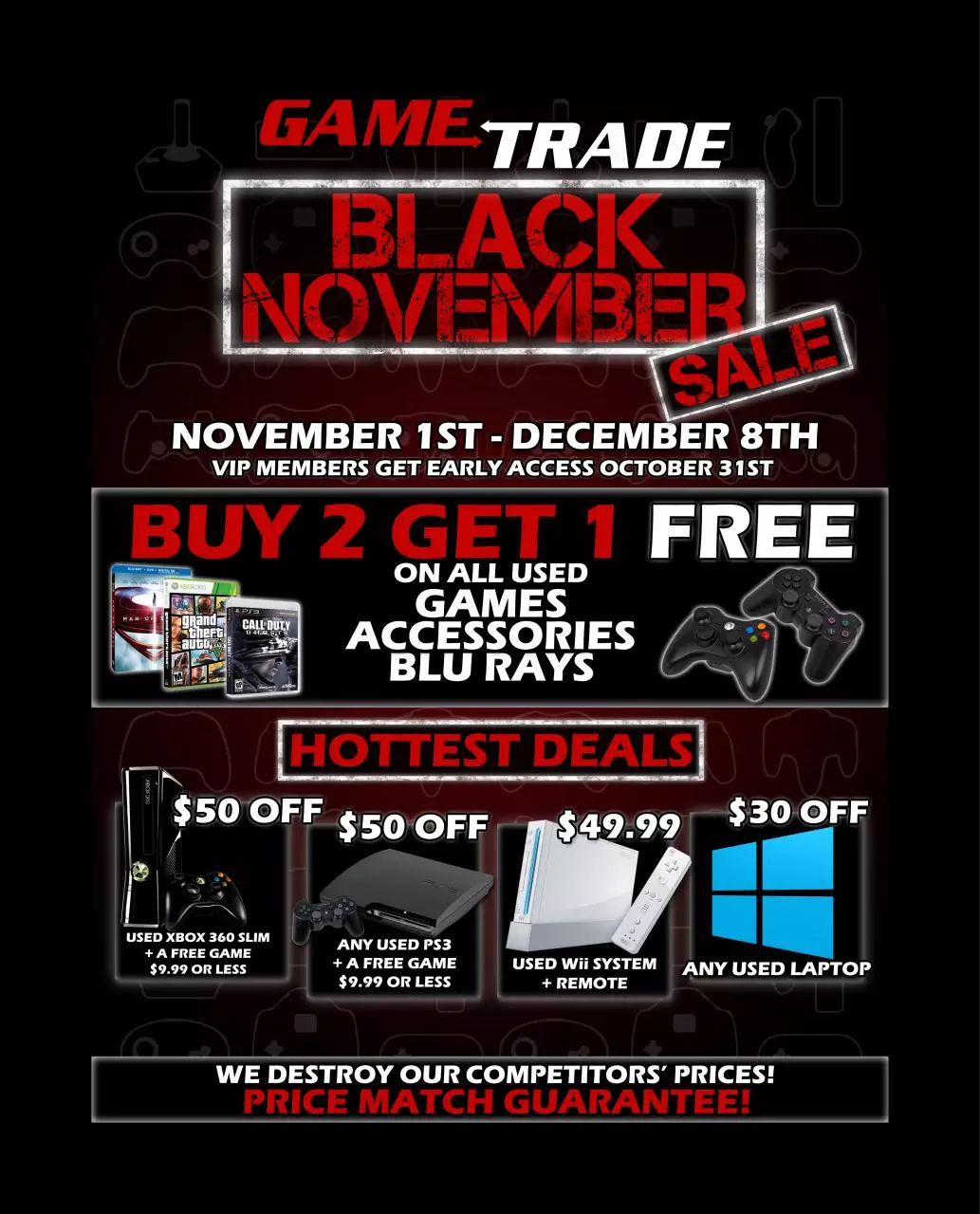 Page 1 of 6, Game Trade Black November Sale 2013