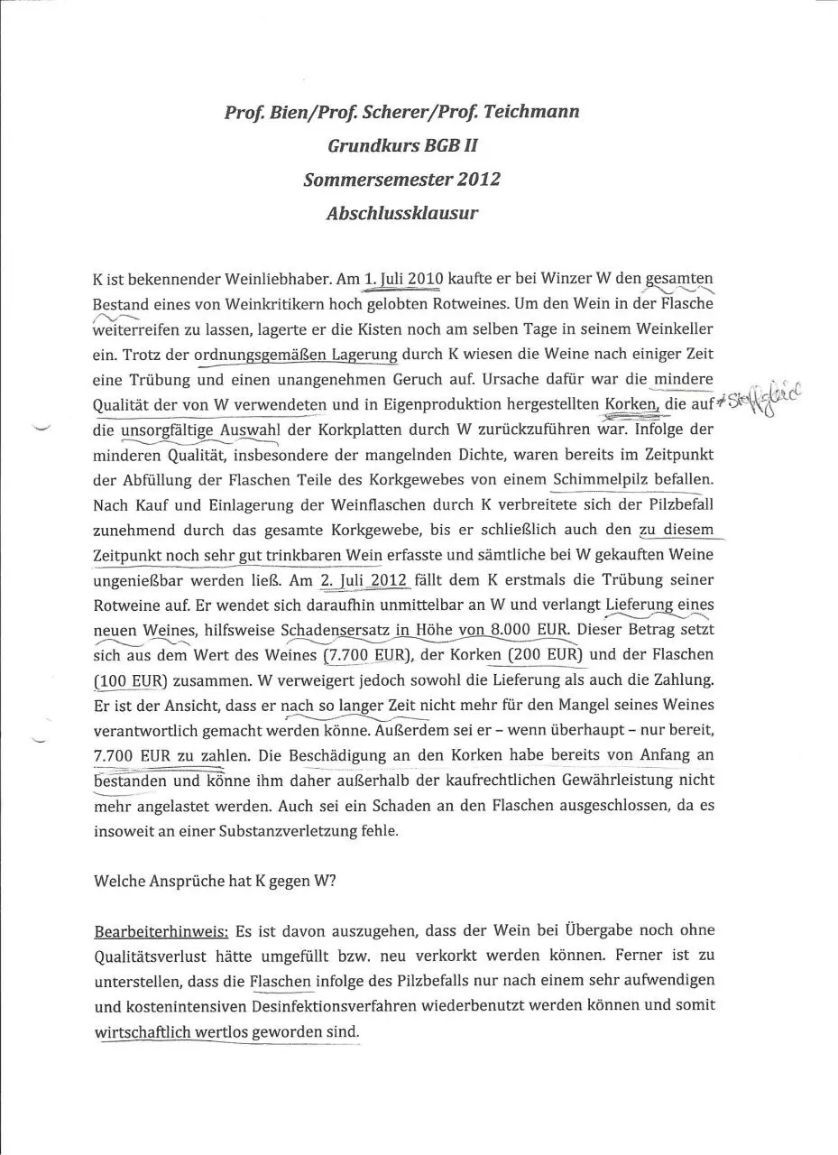 Page 1 of 15, Bien, Scherer, Teichmann WS2012 13