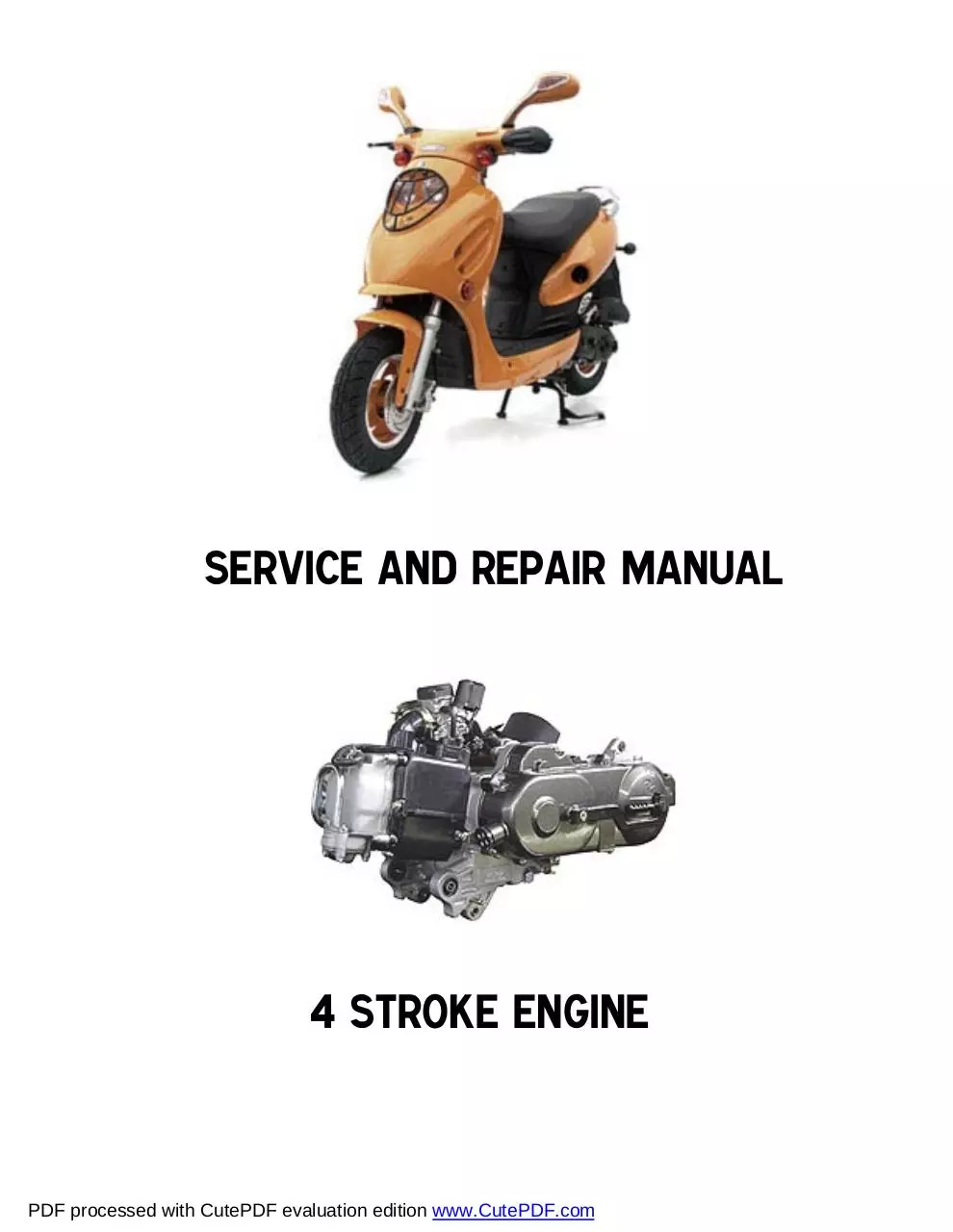 Page 1 of 200, Baotian Service manual