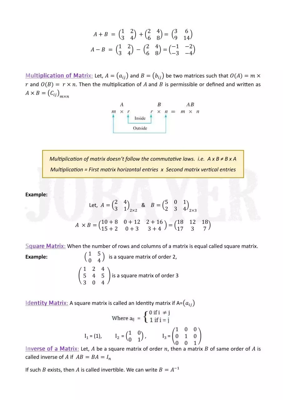 Page 3 of 36, Linear Algebra