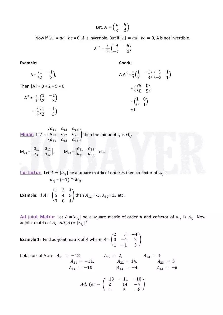 Page 5 of 36, Linear Algebra